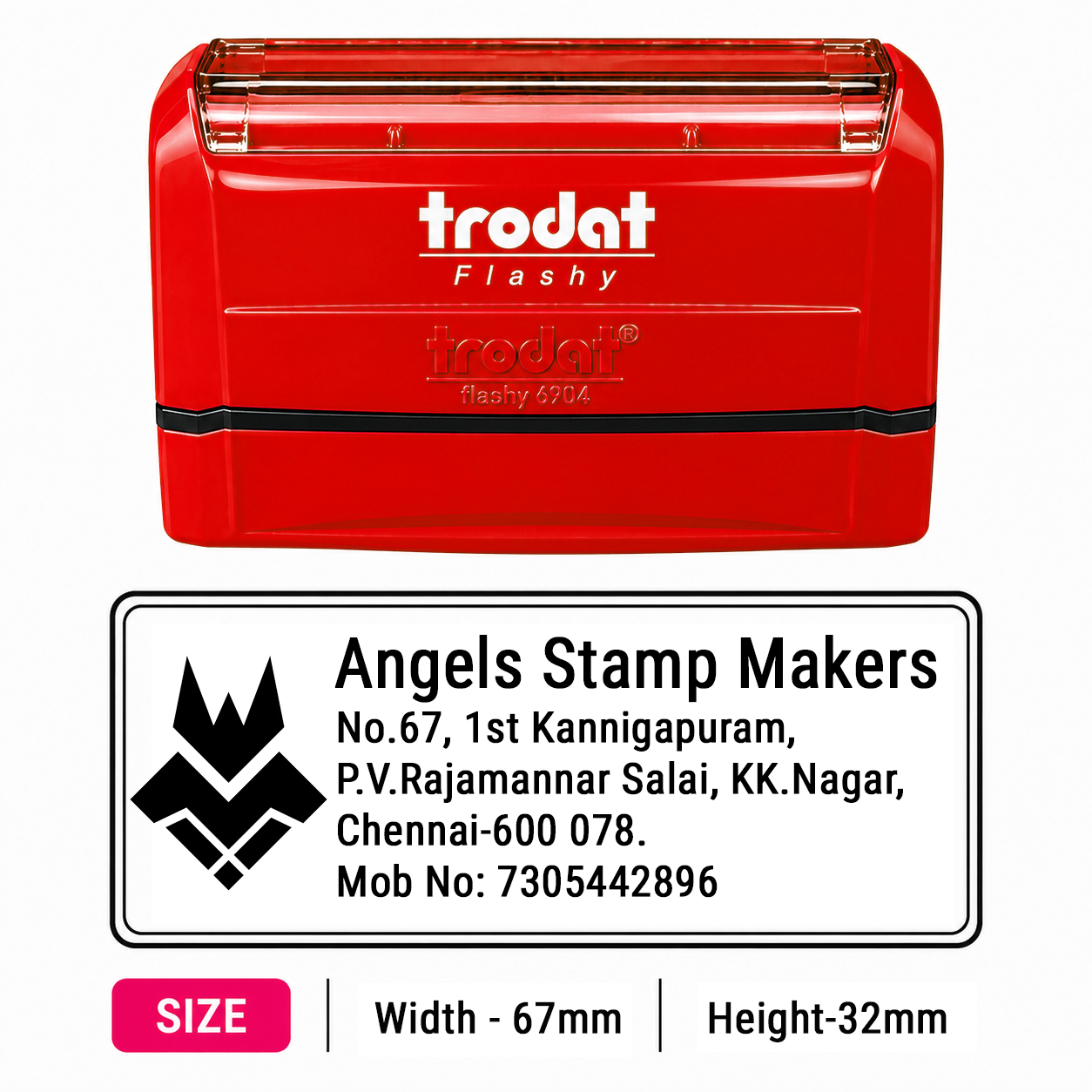 Trodat Flashy Address Stamp