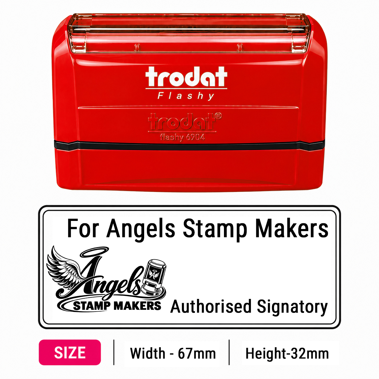 Trodat Flashy Proprietor / Director Stamp(67mm X 32mm)