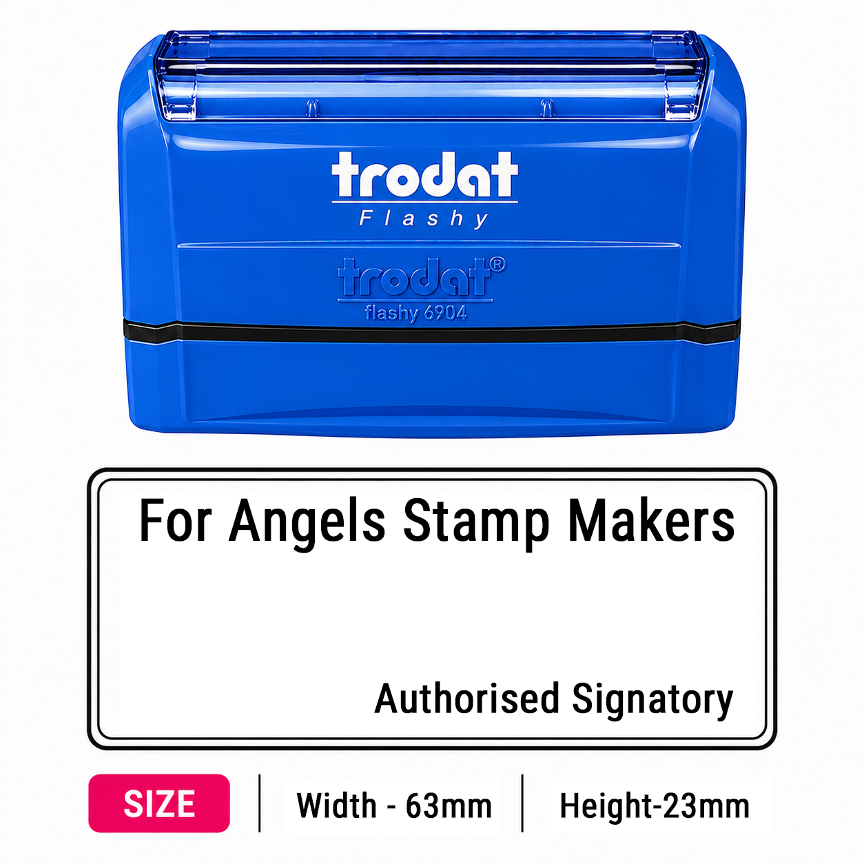 Authorised Signatory Trodat Stamp (63x23mm)